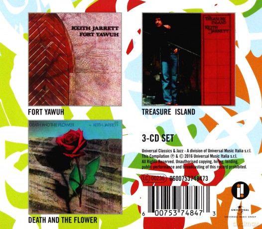 Keith Jarrett: 3 Essential Albums (Fort Yawuh, Treasure Island, Death And The Flower) [3CD]
