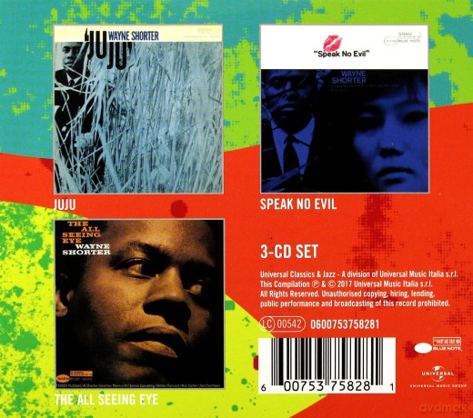 Wayne Shorter: 3 Essential Albums (Juju, Speak No Evil, The All Seeing Eye) [3CD]