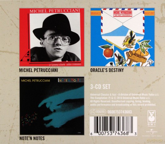Michael Petrucciani: 3 Essential Albums (Petrucciani, Oracle's Destiny, Note N Notes) [3CD]