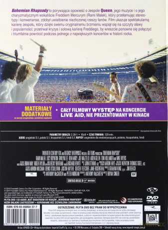 Bohemian Rhapsody (Wydanie specjalne z muzyką z filmu) (booklet) [DVD]+[CD]