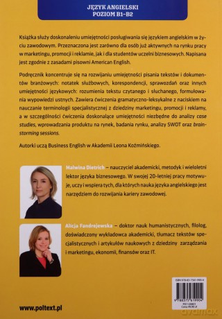 Angielski w marketingu, promocji i reklamie. Insights into marketing. Vocabulary learn, manage and create - Malwina Dietrich, Alicja Fandrejewska [KSIĄŻKA]