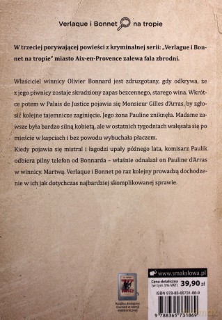 Morderstwo w winnicy. Verlaque i Bonnet na tropie - M.L. Longworth [KSIĄŻKA]