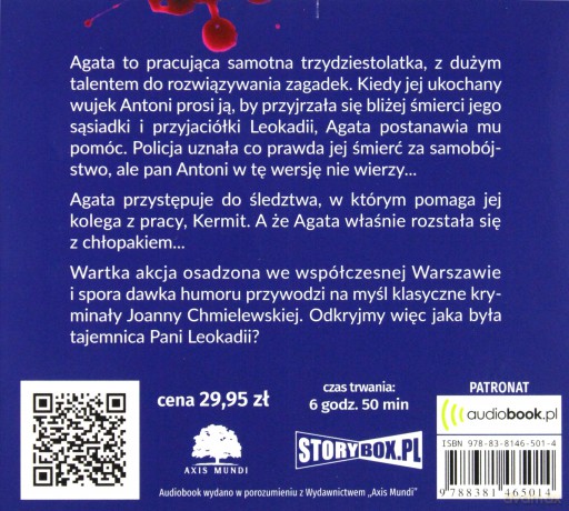 Nikt nie słucha starych ludzi. Prywatne śledztwo Agaty Brok (Tom 1) - Iwona Wilmowska [AUDIOBOOK]