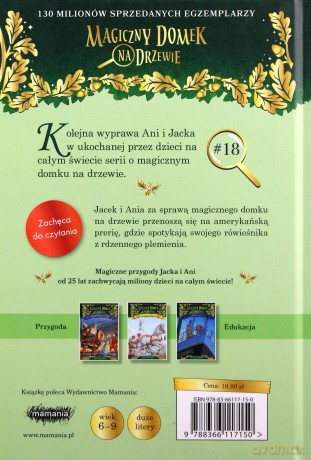 Ranek z bizonami. Magiczny domek na drzewie - Mary Pope Osborne [KSIĄŻKA]
