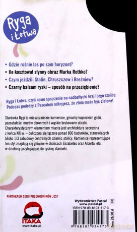 Ryga i Łotwa. Pascal lajt [KSIĄŻKA]