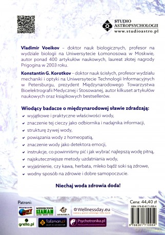 Woda życia. Nośnik emocji i zdrowia w świetle najnowszych badań naukowych - Vladimir Voeikov, Konstantin Korotkov [KSIĄŻKA]