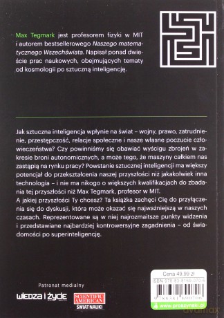Życie 3.0. Człowiek w erze sztucznej inteligencji - Max Tegmark [KSIĄŻKA]