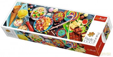 TREFL 1000 el. Panorama Słodkie przysmaki [PUZZLE]