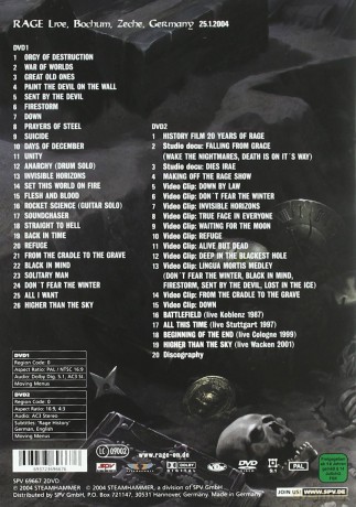 Rage: From The Cradle To The Stage [2DVD]