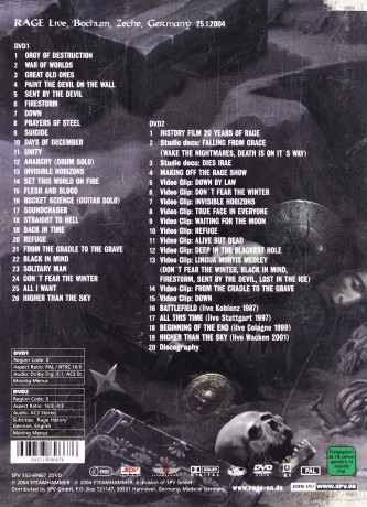 Rage: From The Cradle To The Stage [2DVD]