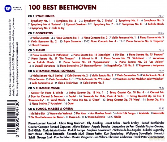 100 Best Beethoven [6CD]