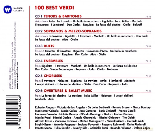 100 Best Verdi [6CD]