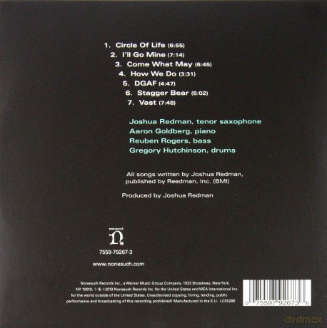 Joshua Redman Quartet: Come What May [CD]