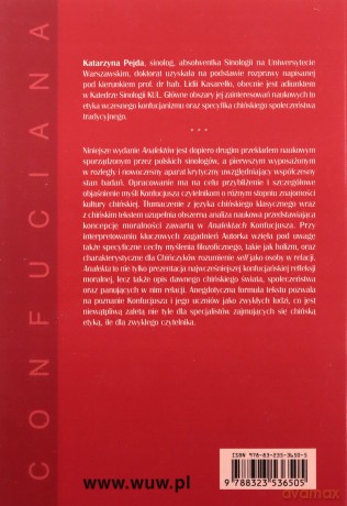 Konfucjusz Analekta - Katarzyna Pejda [KSIĄŻKA]