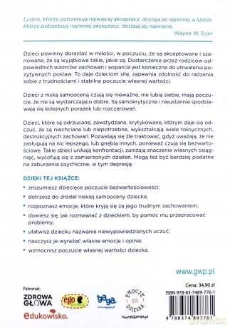 Niska samoocena u dzieci Praktyczny poradnik dla specjalistów i rodziców - Margot Sunderland [KSIĄŻKA]