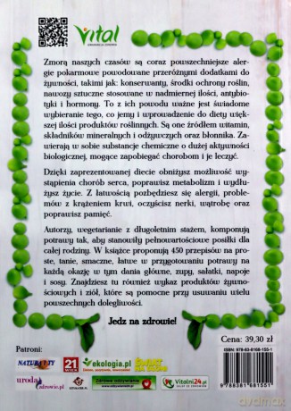 Nowa kuchnia wegetariańska Dieta, która chroni serce i wydłuża życie - Małgorzata Duży, Norbert Duży [KSIĄŻKA]