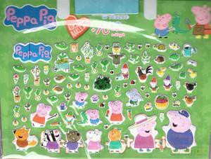 Peppa Pig Teczka z naklejkami Peppa w ogrodzie [KSIĄŻKA]