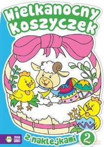Wielkanocny koszyczek z naklejkami 2 - Małgorzata Szewczyk [KSIĄŻKA]
