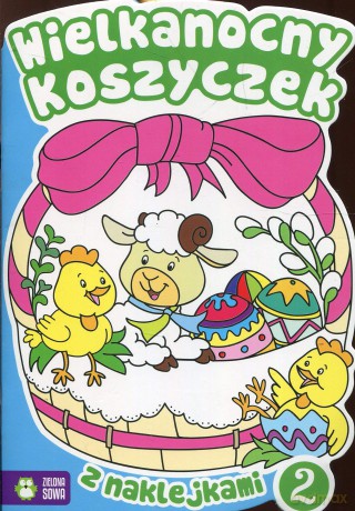 Wielkanocny koszyczek z naklejkami 2 - Małgorzata Szewczyk [KSIĄŻKA]