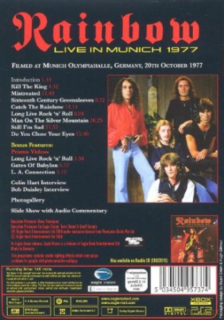 Rainbow: Live In Munich 1977 [DVD]