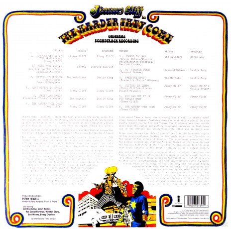 The Harder They Come soundtrack (Nierówna walka) (Jimmy Cliff) [Winyl]