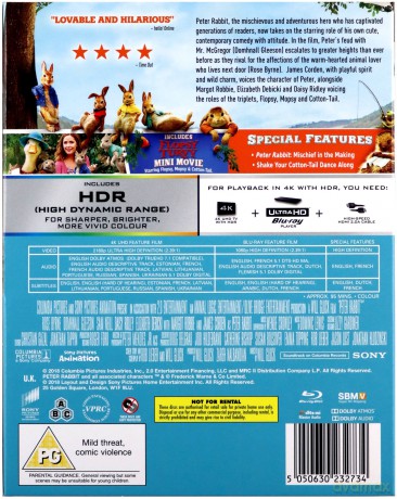 Peter Rabbit (Piotruś Królik) [Blu-Ray 4K]+[Blu-Ray]