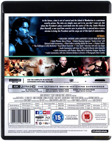 Escape From New York (Ucieczka z Nowego Jorku) [Blu-Ray 4K]+[2xBlu-Ray]