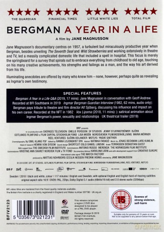 Ingmar Bergman: A Year In A Life (Bergman - Rok z życia) [DVD]