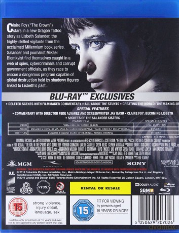 The Girl In The Spider's Web (Dziewczyna w sieci pająka) [Blu-Ray]