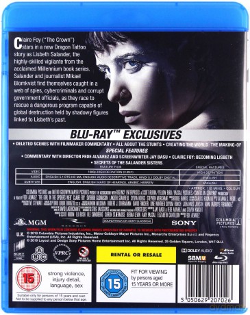 The Girl In The Spider's Web (Dziewczyna w sieci pająka) [Blu-Ray]