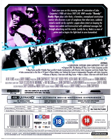 They Live (Oni żyją) [Blu-Ray 4K]+[2xBlu-Ray]