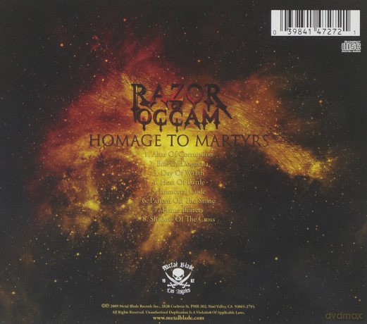 Razor Of Occam: Homage To Martyrs [CD]