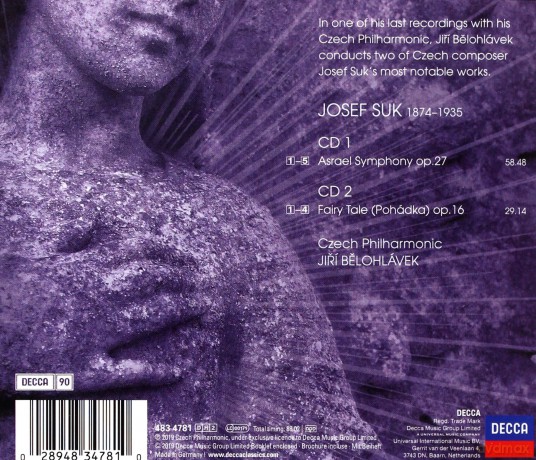 Jiri Belohlavek: Josef Suk: Asrael Fairy Tail [2CD]