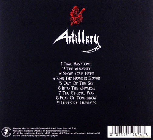 Artillery: Fear Of Tomorrow (digipack) [CD]