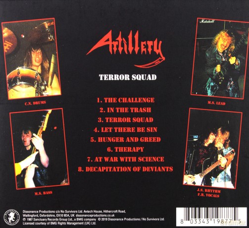 Artillery: Terror Squad (digipack) [CD]