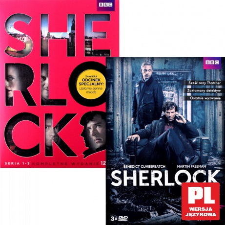 Sherlock seria 1+2+3+4 Pakiet (BBC) [BOX] [15DVD]
