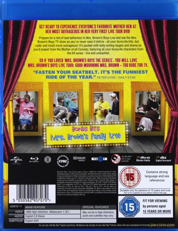 Mrs Brown's Boys: Good Mourning Mrs Brown - Live Tour [Blu-Ray]