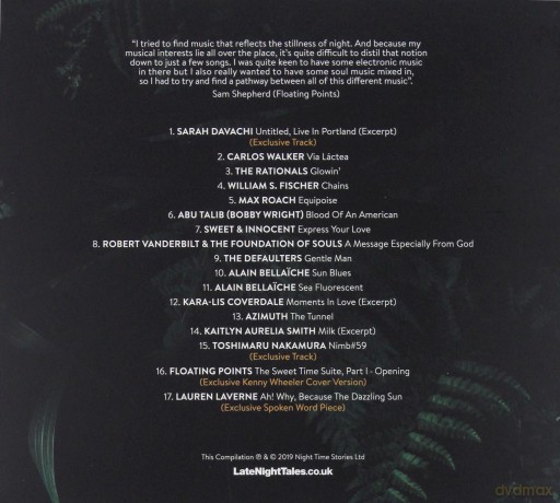 Floating Points: Late Night Tales [CD]