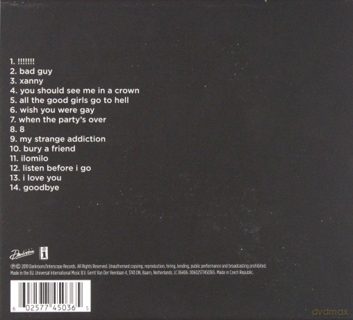 Billie Eilish: When We All Fall Asleep, Where Do We Go? (Deluxe Clamshell Box) (Limited) [CD]