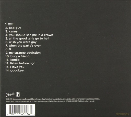 Billie Eilish: When We All Fall Asleep, Where Do We Go? (Deluxe Clamshell Box) (Limited) [CD]