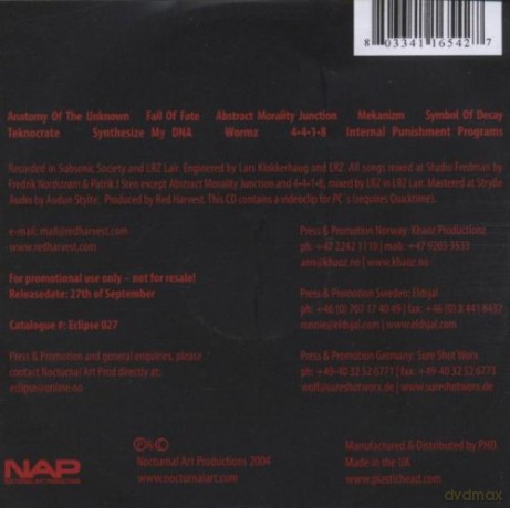 Red Harvest: Internal Punishment Programs [CD]