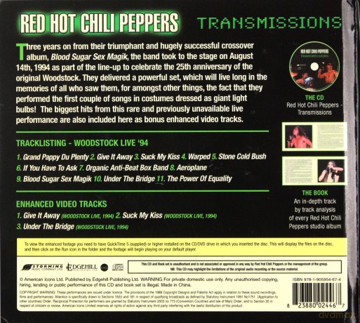 Red Hot Chili Peppers: Transmissions (digibook) [CD]