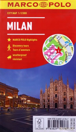 Milan City Map 1: 12 000 Marco Polo