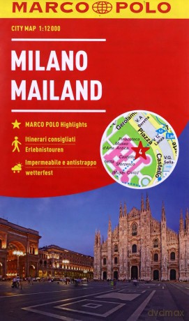Milan City Map 1: 12 000 Marco Polo