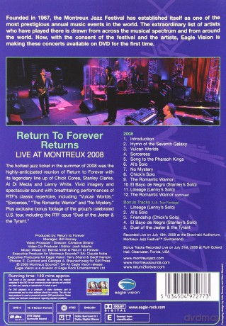 Return To Forever: Live At Montreux 2008 [DVD]