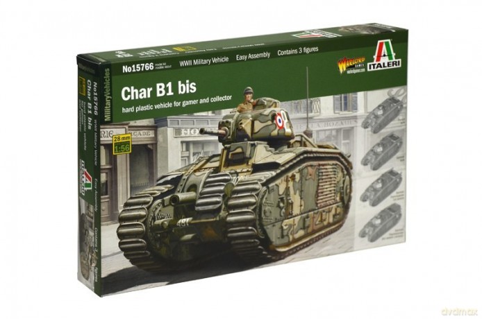 Model plastikowy Char B1 Bis