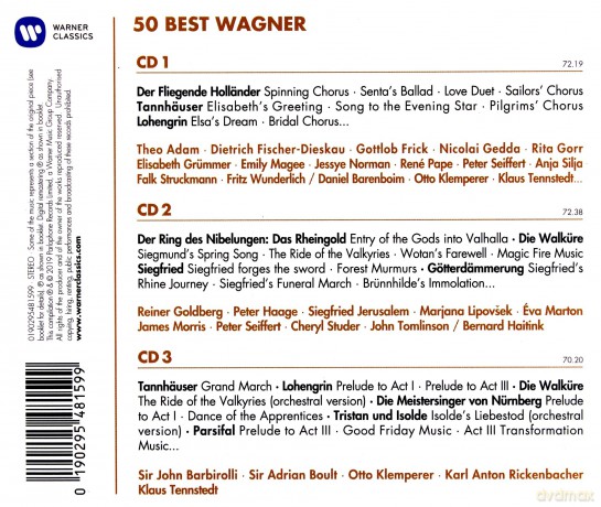 50 Best Wagner [3CD]