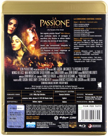 The Passion of the Christ (Pasja) [Blu-Ray]
