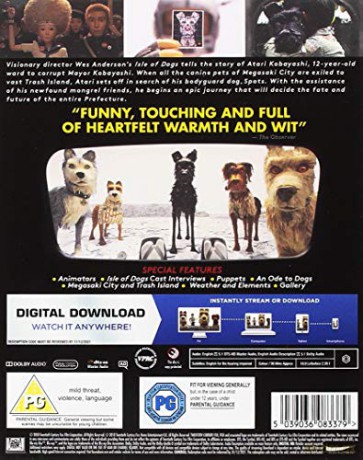 Isle of Dogs (Wyspa psów) [Blu-Ray]