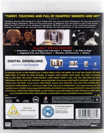 Isle of Dogs (Wyspa psów) [Blu-Ray]